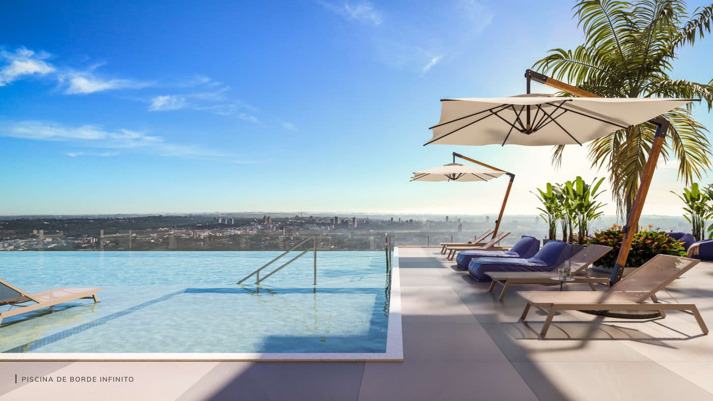Piscina com borda infinita