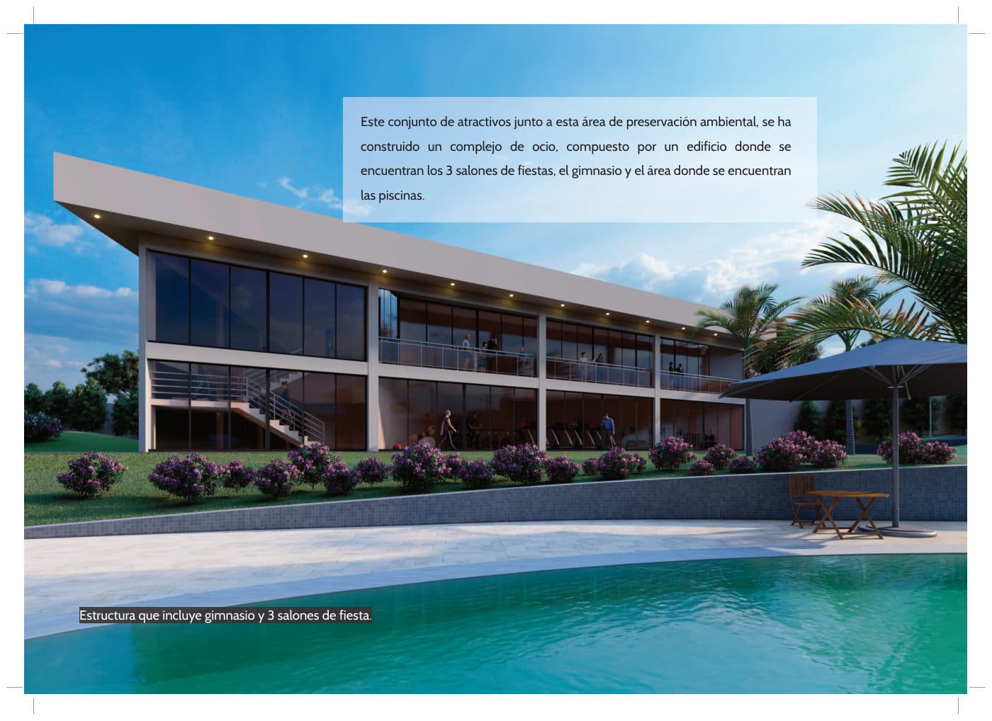 Clube com academia e 3 salões de festas