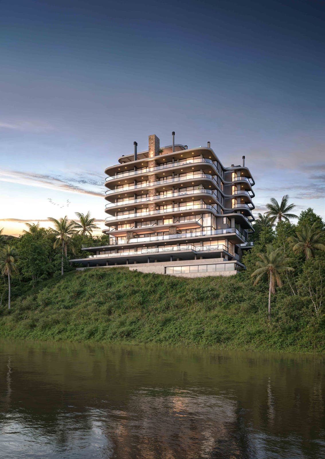 Riviere sobre o rio Paraná